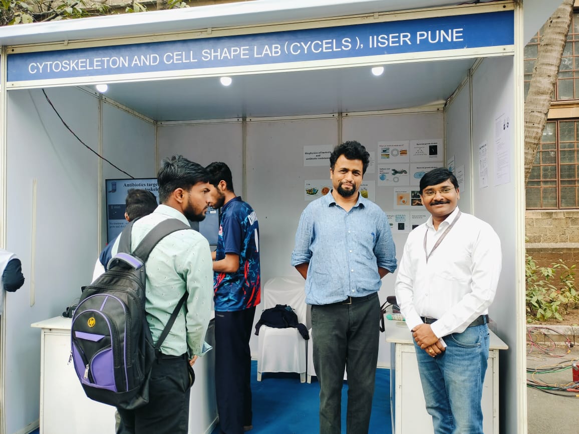 Day 1 India Science Fest 2025, CyCels Booth
