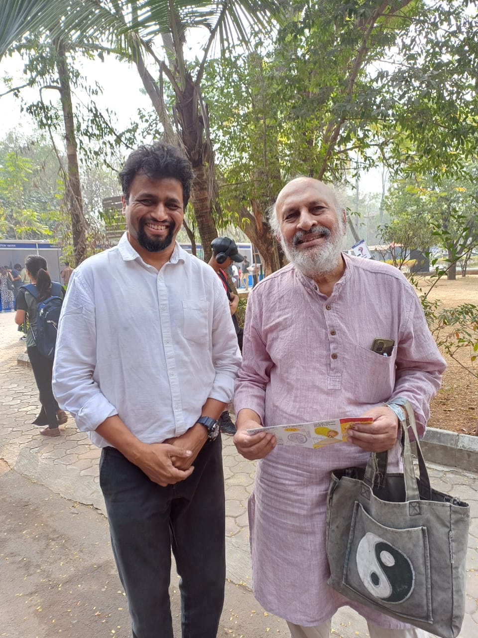 Shri Arvind Gupta, Padma Shri at our booth, Day 2 India Science Fest 2025
